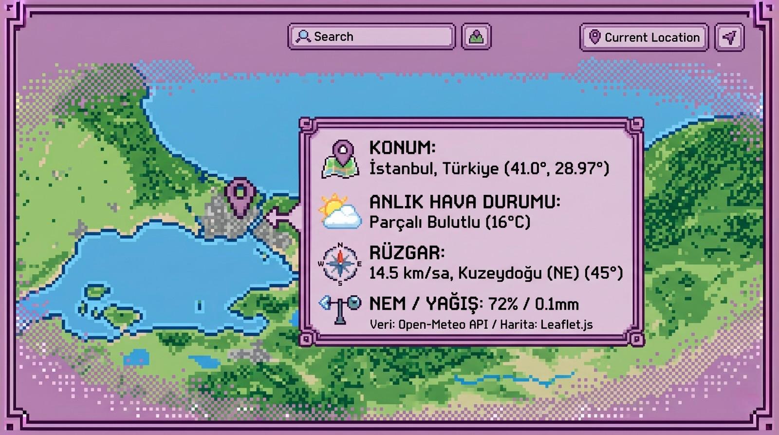Open Meteo API İle Anlık Hava Durumu Uygulaması